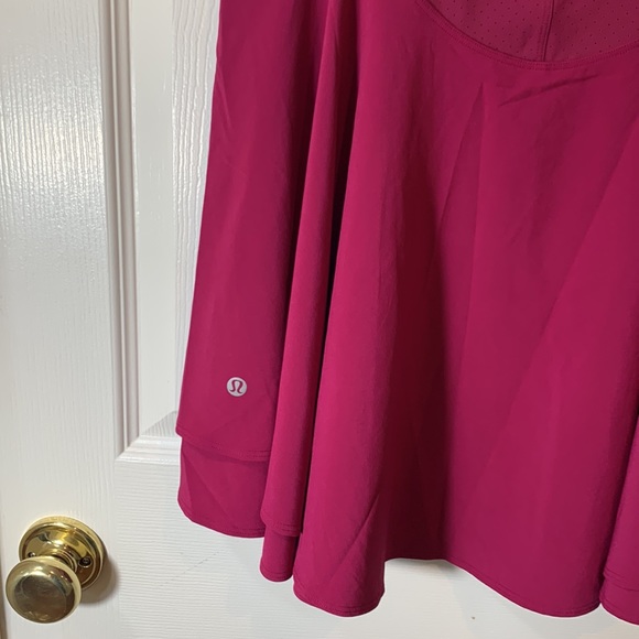 - - NWT Lululemon Everlux Mesh-Back dress size 10magenta purple, also sz 2… - Picture 4 of 11